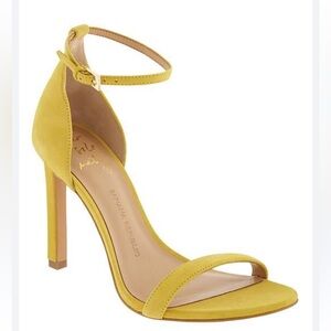 Yellow Suede Banana Republic Heels